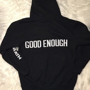 Good Enough black hoodie Ted McGrath brands size M
